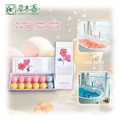 Bulgarian Rose Bath Bomb Epsom Bath Salt Stress Relief Bath Soaking Salts