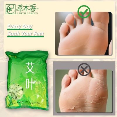 100PCS Organic Mugwort Foot Bath Soothe Aches Improve Sleep Herbal Bath Products